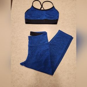 Manduka Sports Bra & Leggings Yoga/Workout Outfit